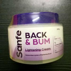 Back And Bum Lightening Cream