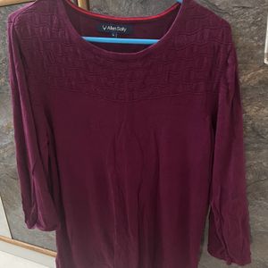 Allen Solly Purple Casual Top