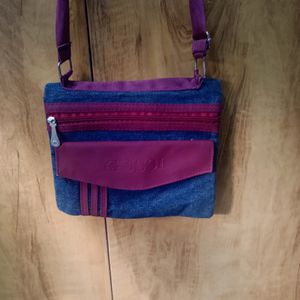 Denim Unused Sling Bag