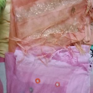 Two Tissue Duppata.. Good Condition