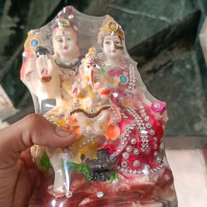 Mahadev Ke Sath Parvati Ji Or Ganesh