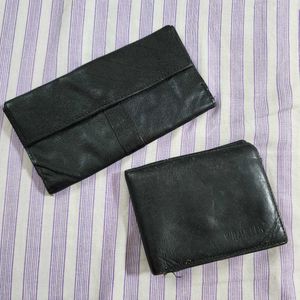 Combo Of Men's And Women's Wallet