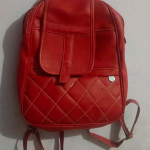 Red Backpack Bag