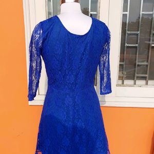 Blue LACE DRESS