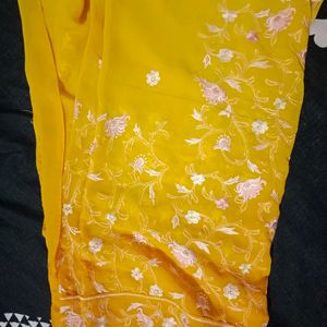 Yellow Saree