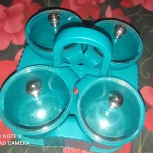 Spice Box/ -4 pcs (Blue)- 1 Piece