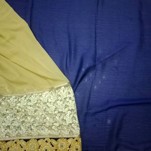 Double Colour Heavy Saree