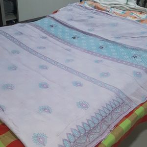 Pure Cotton  Saree