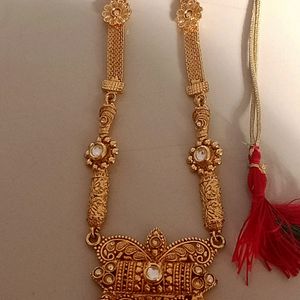 Long Necklace With Earrings