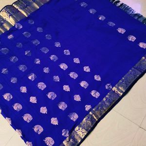 Blue Colour Uppada Pattu Saree