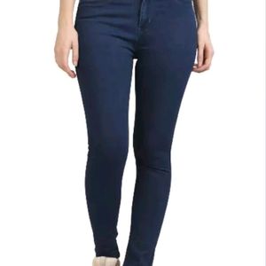 Women Skinny Navy Blue Jeans