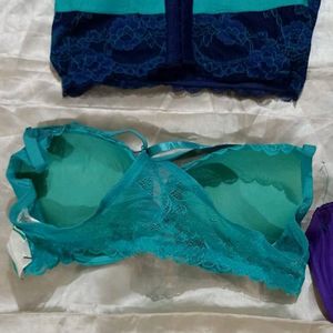 Combo For 4 Bra Mix Size 💜💙