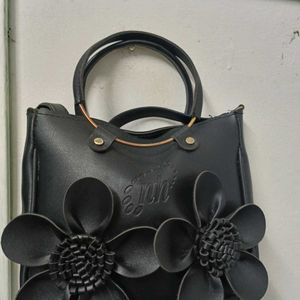 New Black Sling Bag Without Price Tag