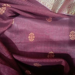 New Saree With Attach Blouse