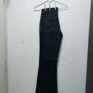 Air Walk Dark Greenish Black Denim Jeans Pant