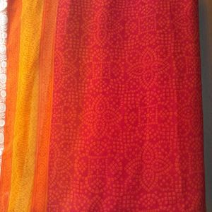 Chunari Print Saree