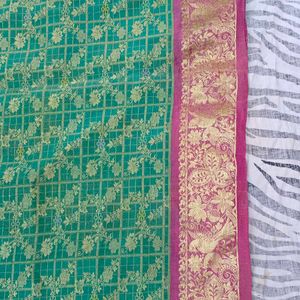 pure Kanchi pattu saree