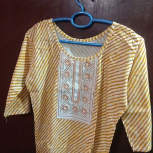 Pure Cotton Kurti