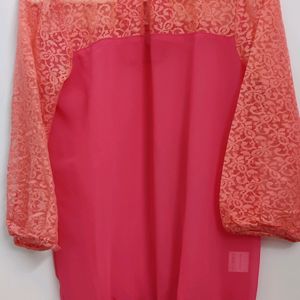 Pink Designer Top