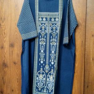 Women Blue Kurta In 4XL