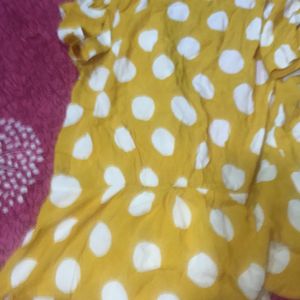 Women Polka Dotted Designer Top