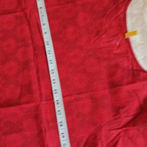 Ahika Red Colour Kurta