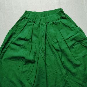 Green Palazzo Pants