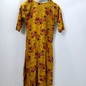 Mustard Kurta For Women