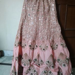 Heavy Mirror Work Embroidery Designer Lehenga