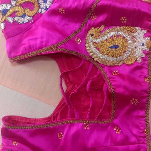 Pink Shaded Saree