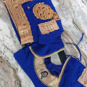 Navy Blue Saree.