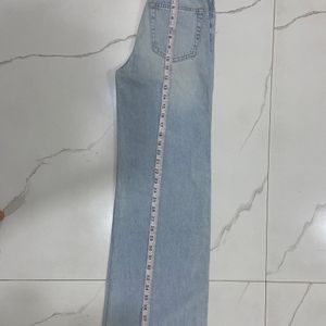 Wide Leg High Rise Jeans