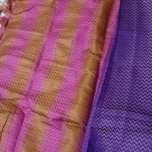 Purple Saree