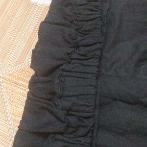 Black Cotton Pant