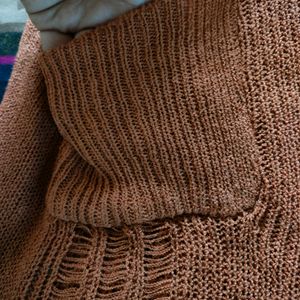 Woolen Brown Shrug