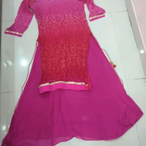 Multi Colored Georgette Kurta