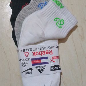 Ankle length socks for men and women pack of 3