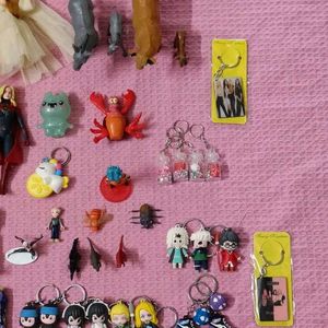 Action Figure Toys and Key Chains