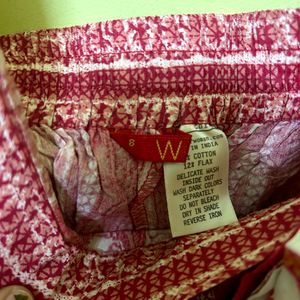 'W' Branded Co-ord Set  With Attached Dupatta