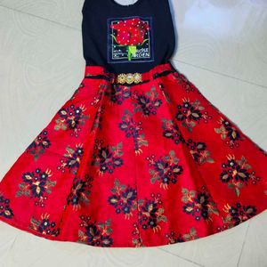 Children Frock With Freebie Head Band