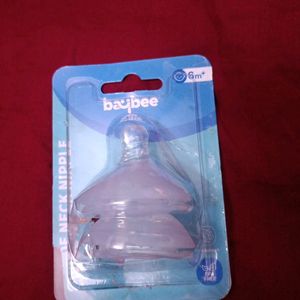 Baybee Wide Neck Feeding Bottle Nipples