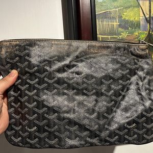 Authentic Goyard Senat Pouch/Clutch Bag (used)