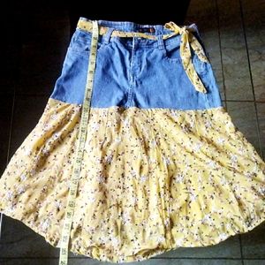 Yellow Colour Skirt