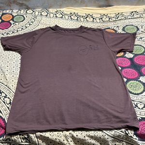 T-shirt With Brown Color