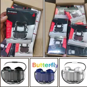 Butterfly Airpodes with Transparent Case(Seal pack