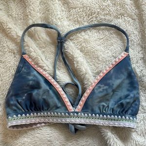 womens Blue Padded Bra