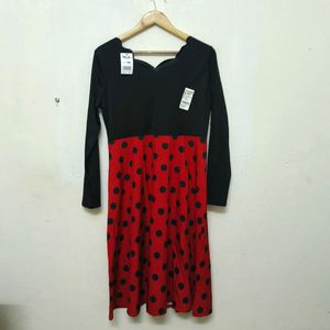 Trendy New Red And Black Top For Women