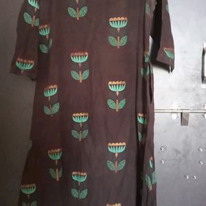 Utsa Kurti With Pocket Both Side