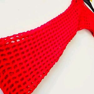 Crochet Mesh Sleeves