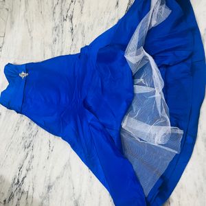 Royal Blue Off Shoulder Dress